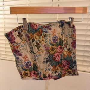 Princess Polly Floral Knit Corset Top